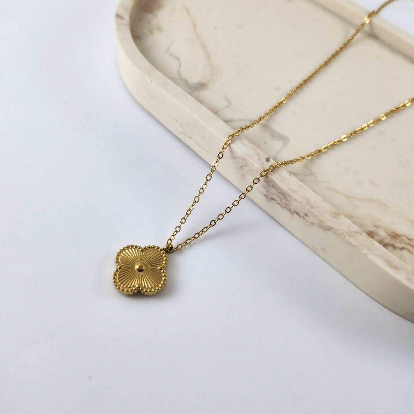Gold Clover Necklace