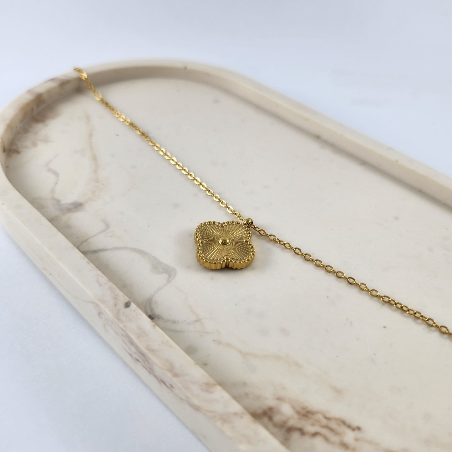 Gold Clover Necklace