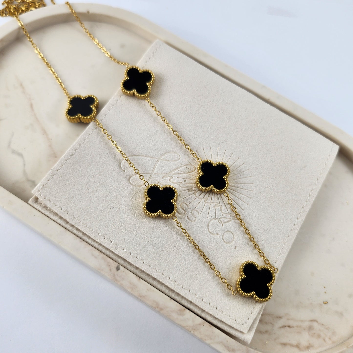 Black Clover Necklace