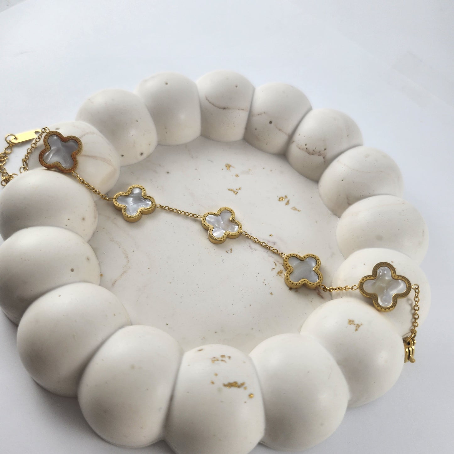 White Clover Bracelet