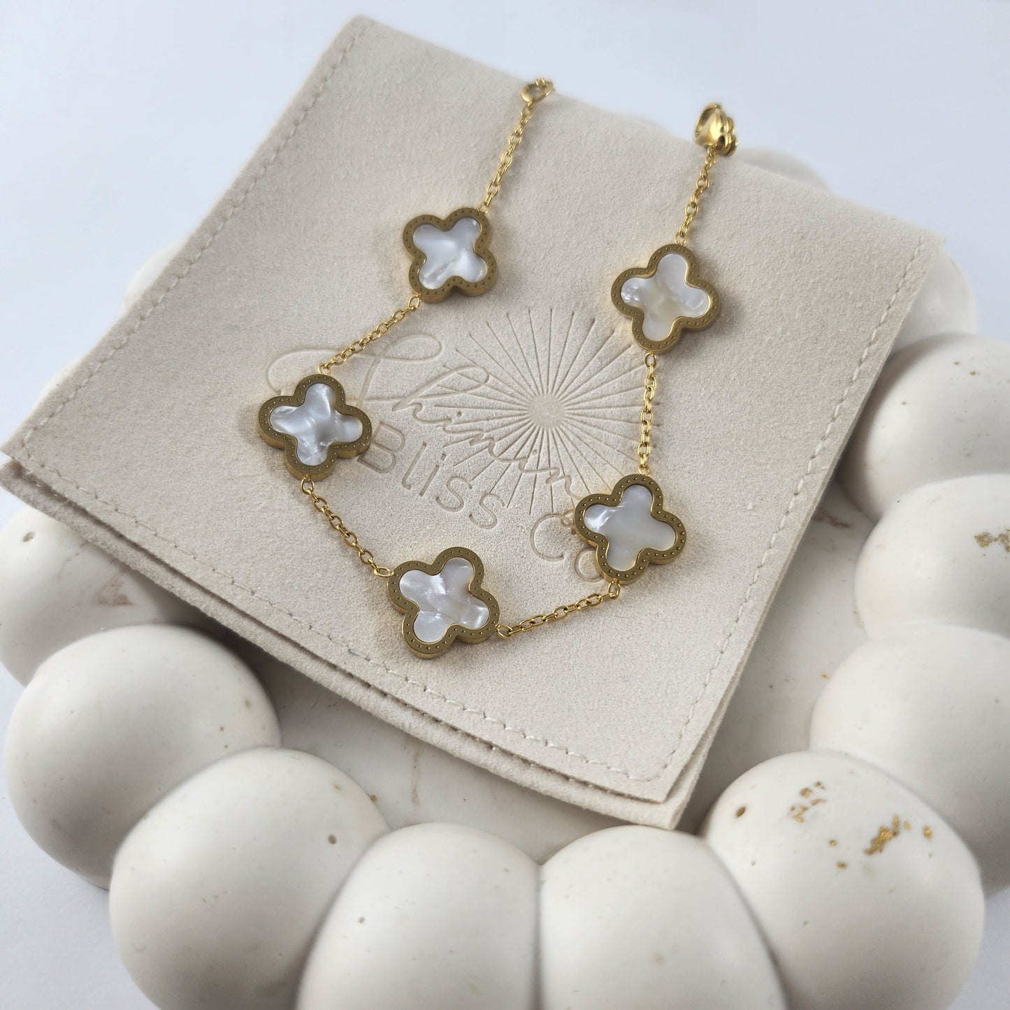White Clover Bracelet