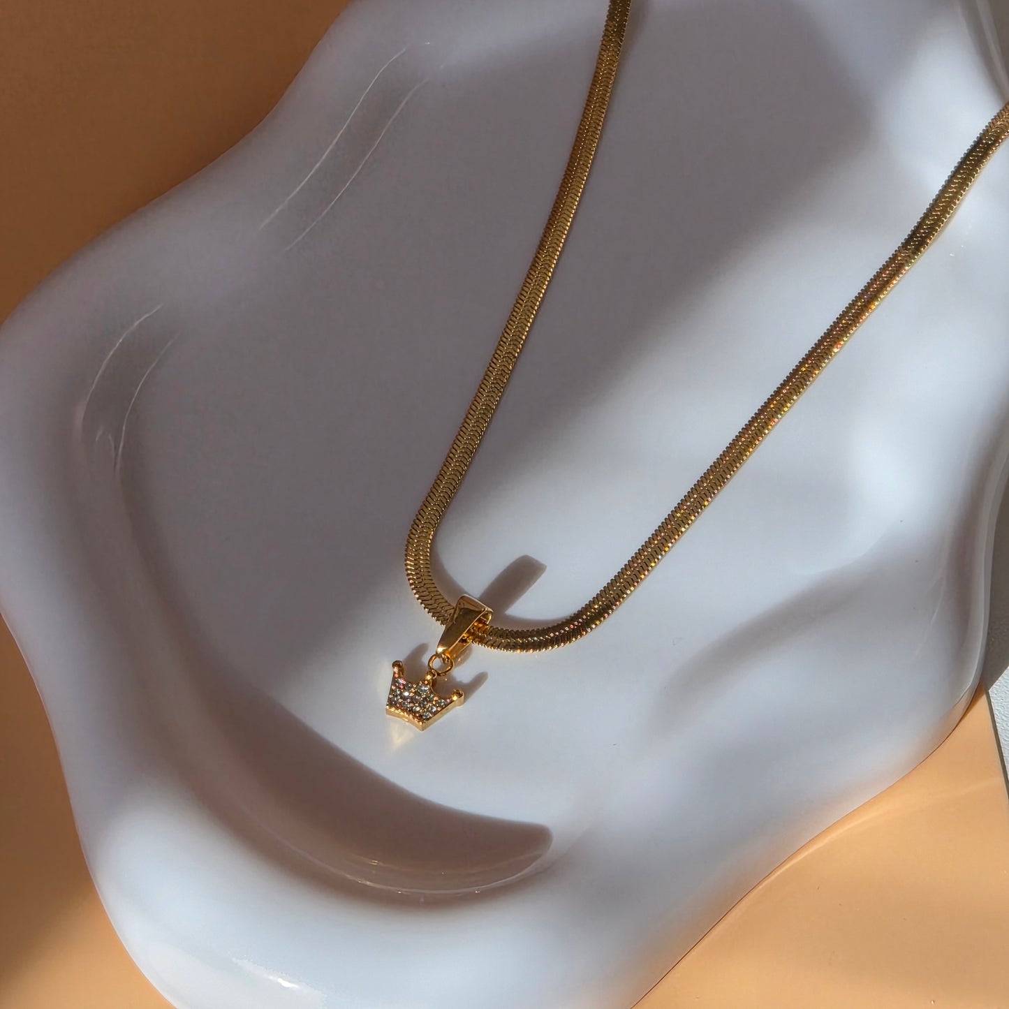 Tiny Tiara Necklace