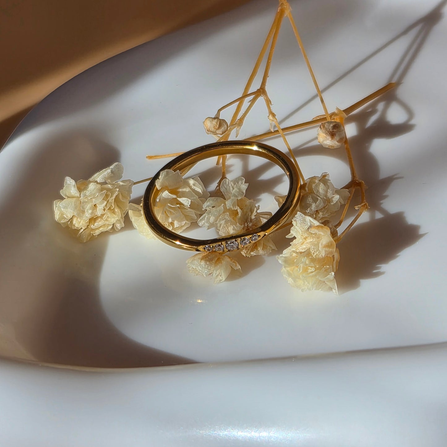 Dainty CZ Stackable Ring