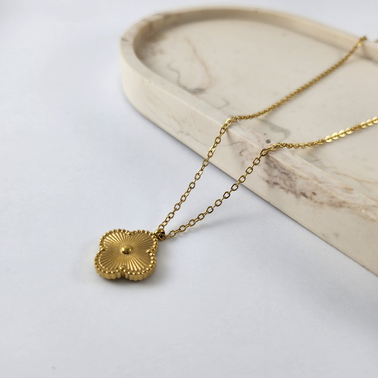 Gold Clover Necklace