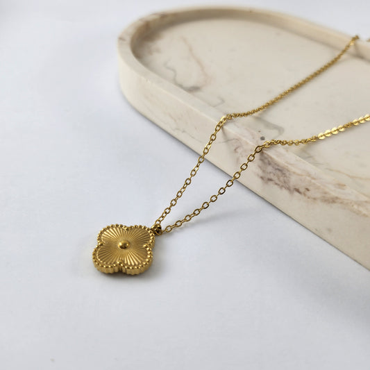 Gold Clover Necklace