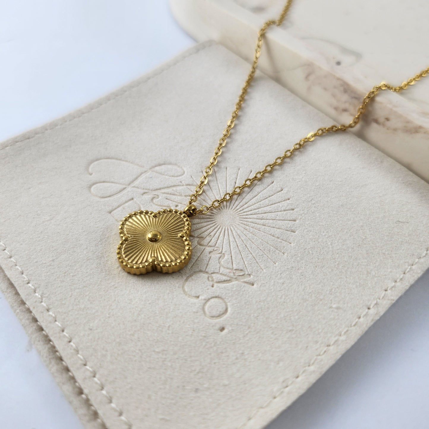 Gold Clover Necklace