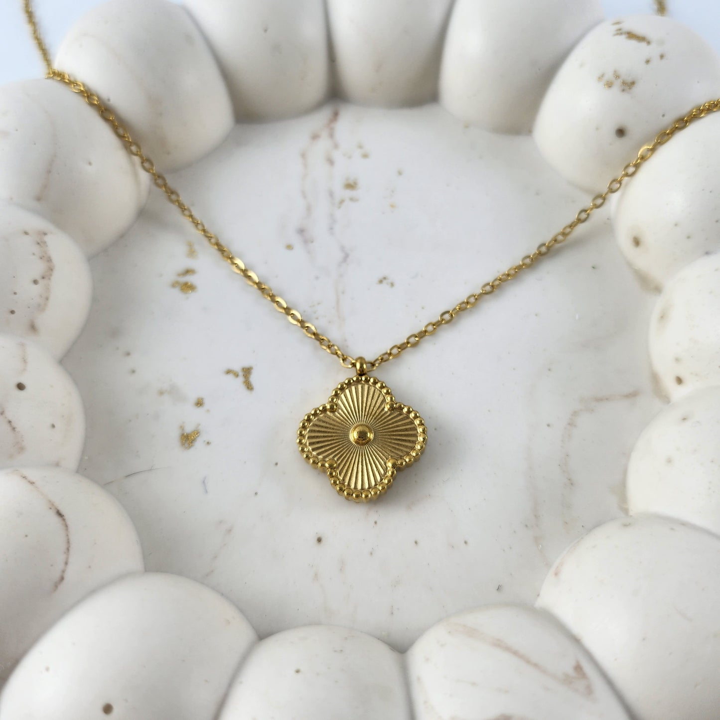 Gold Clover Necklace