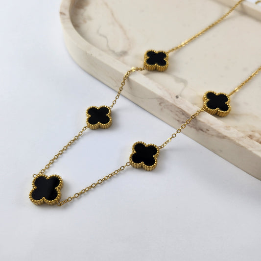 Black Clover Necklace