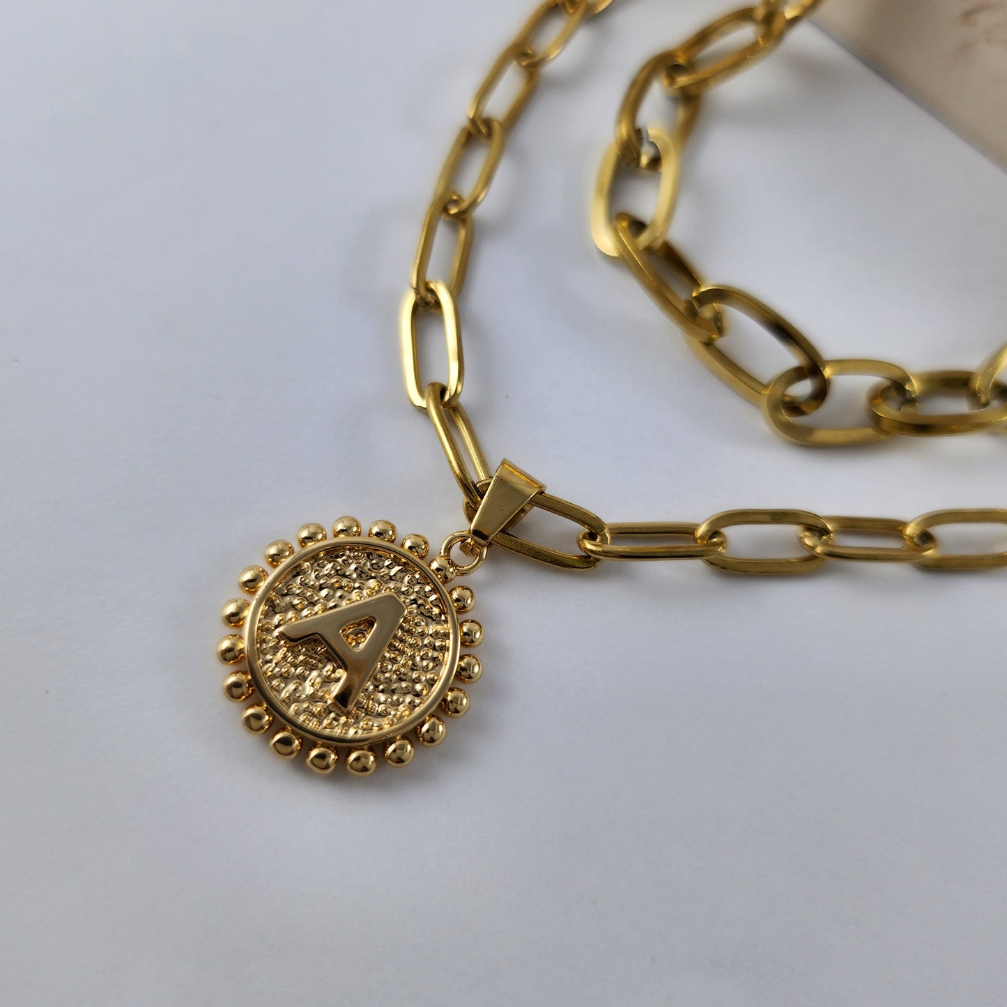 "A" Necklace