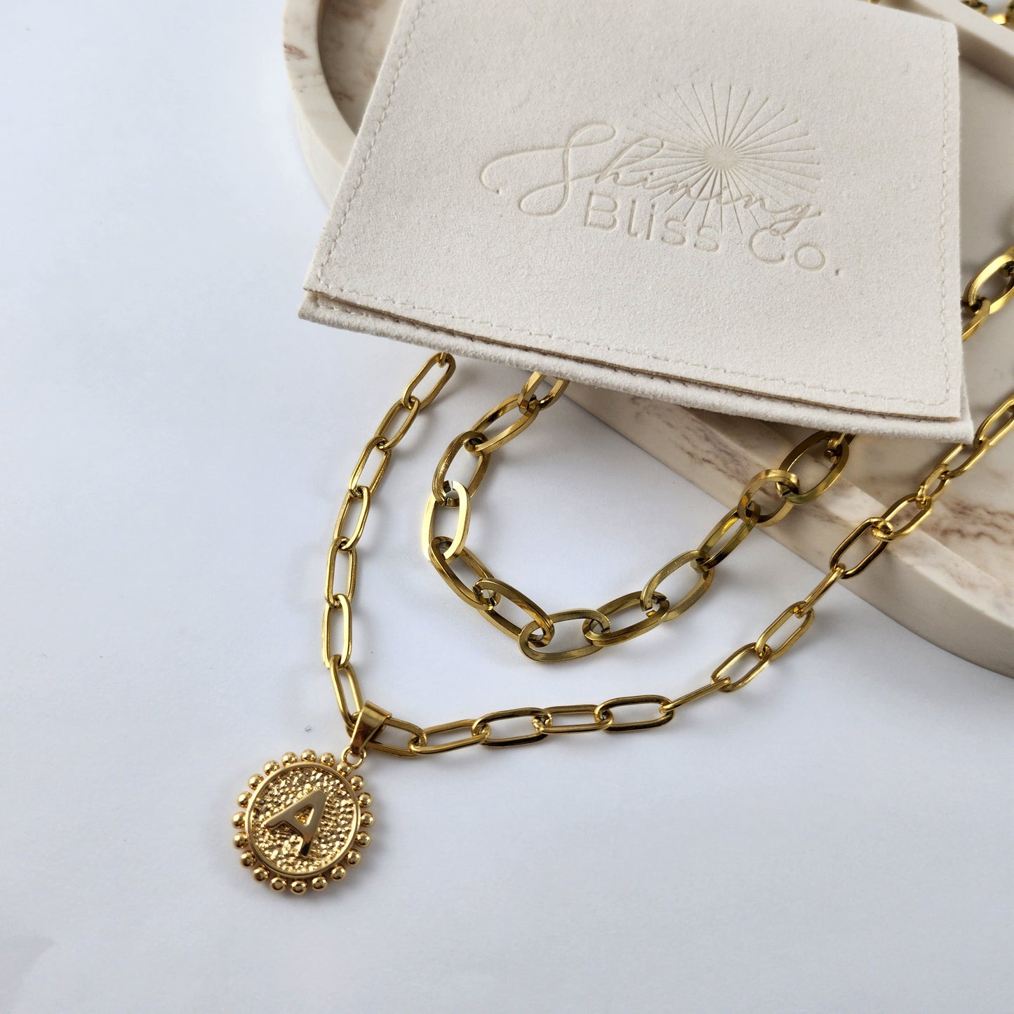 "A" Necklace