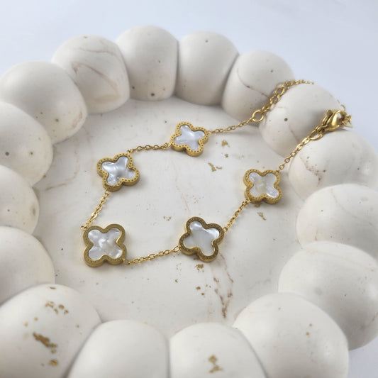 White Clover Bracelet
