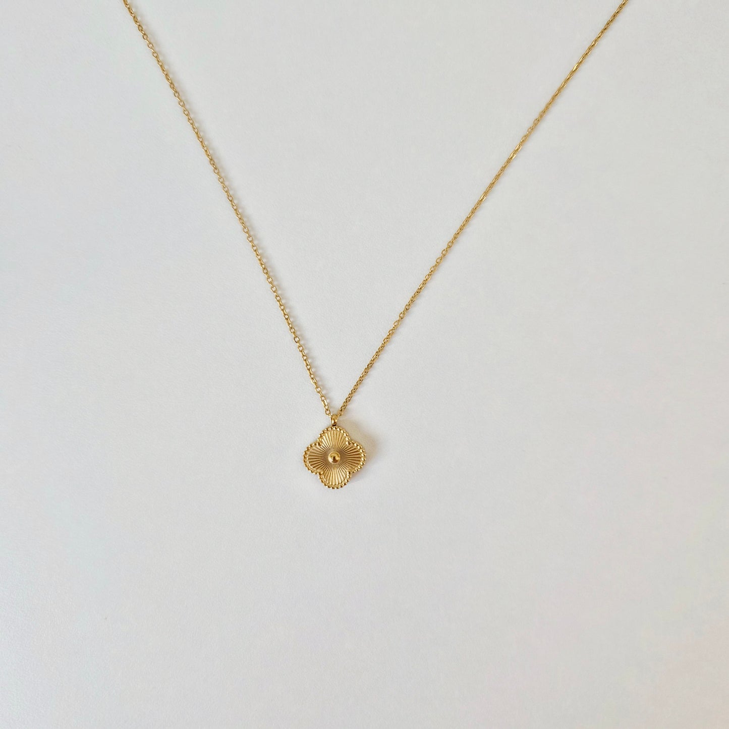 Gold Clover Necklace