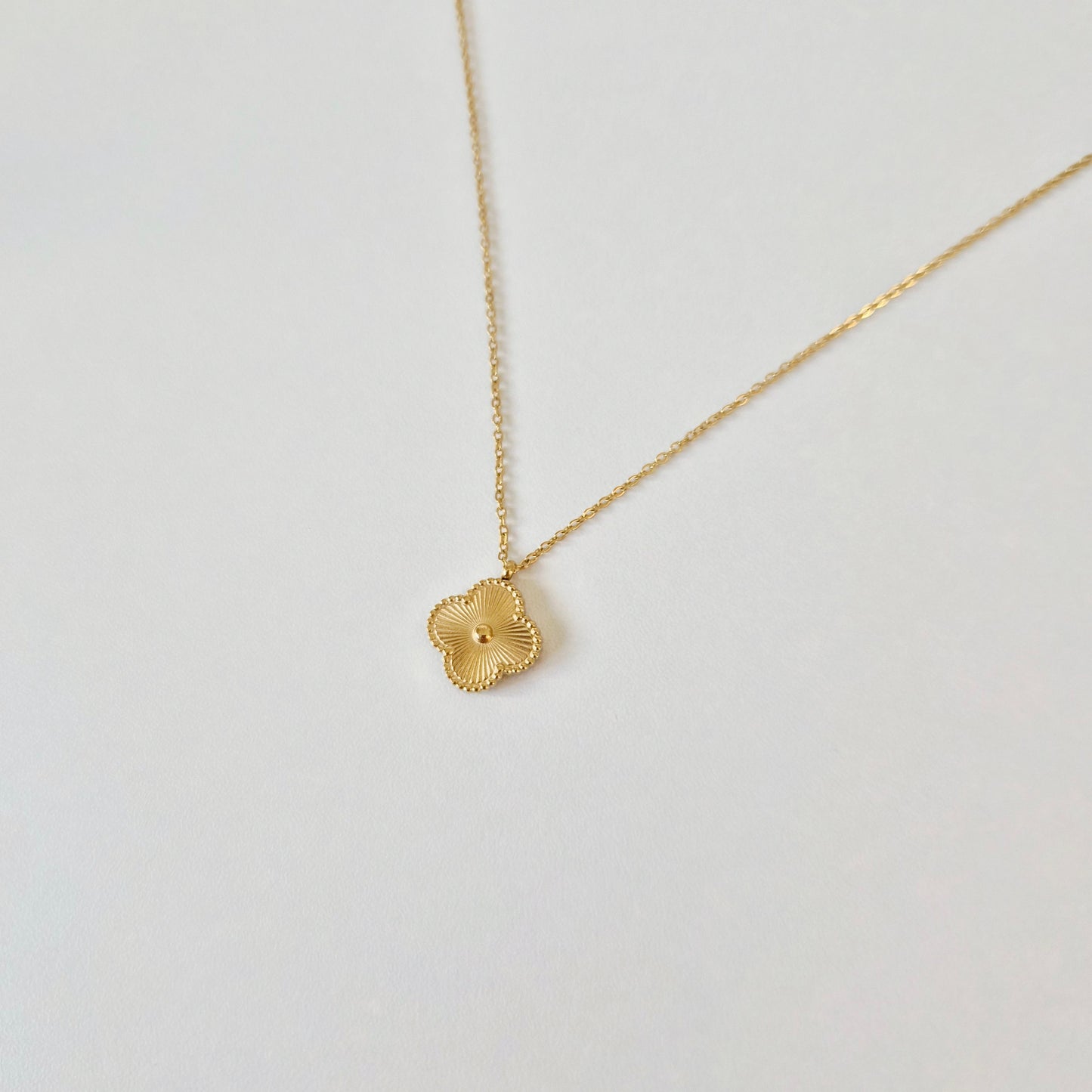 Gold Clover Necklace