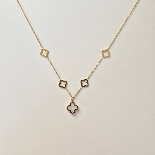 Hollow Clover Necklace