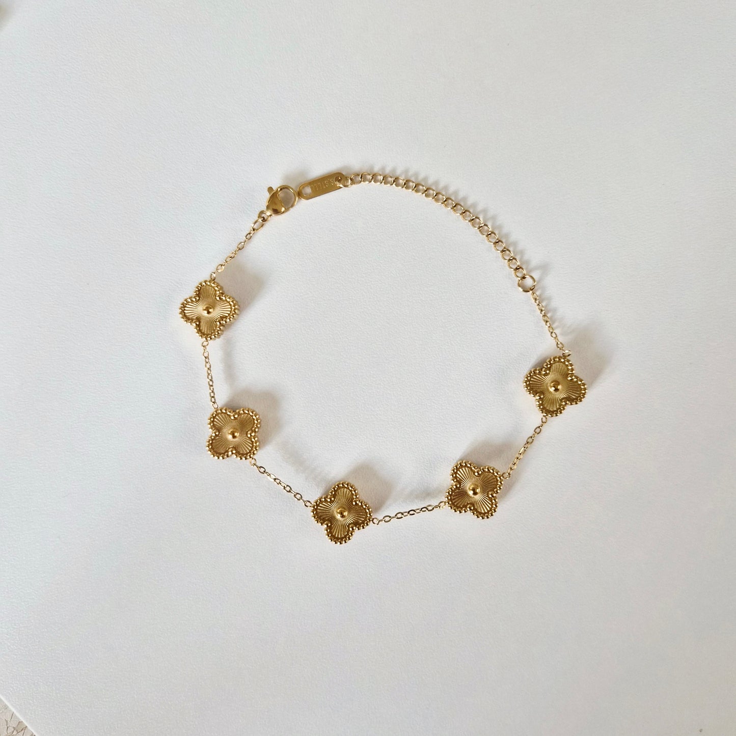 Gold Clover Bracelet
