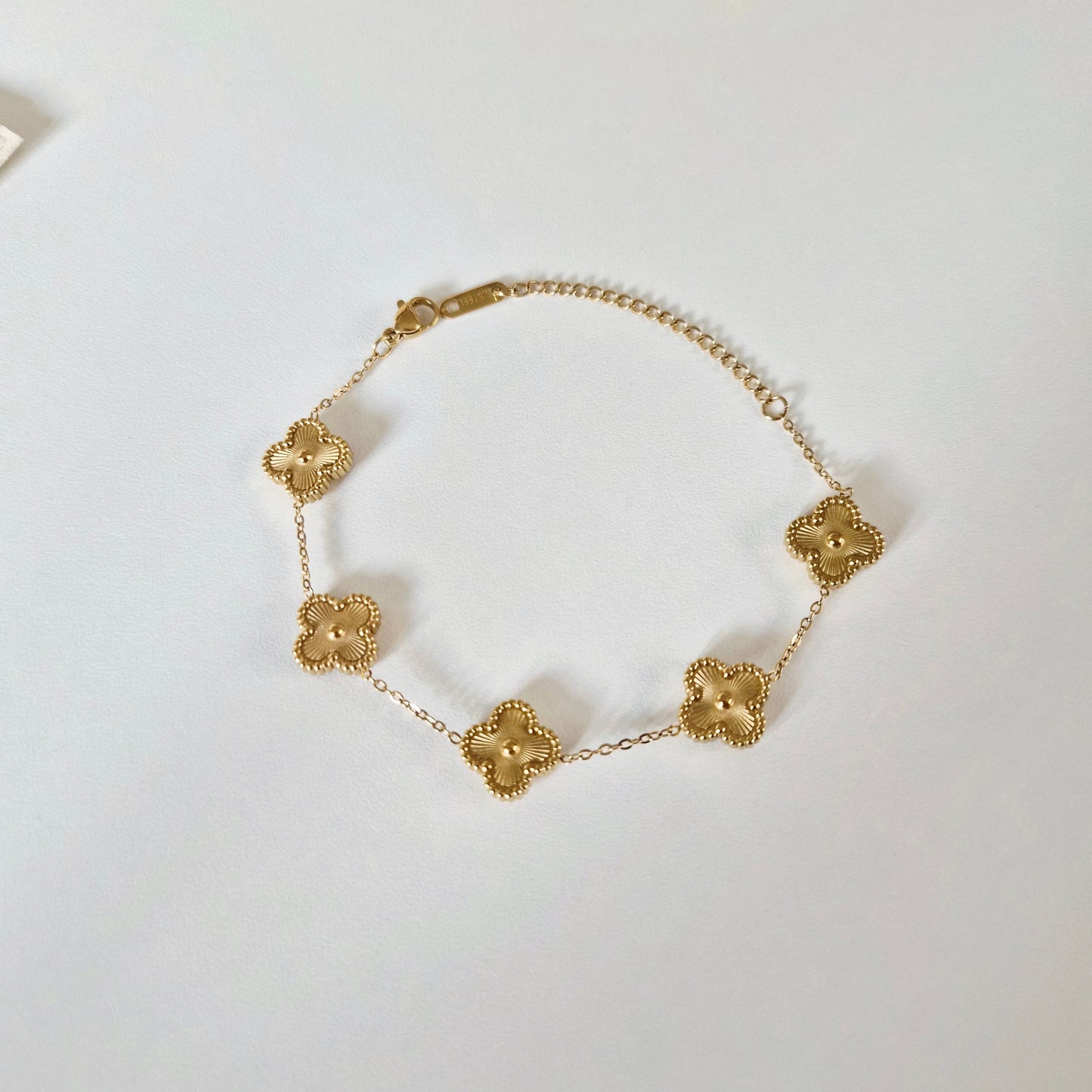 Gold Clover Bracelet