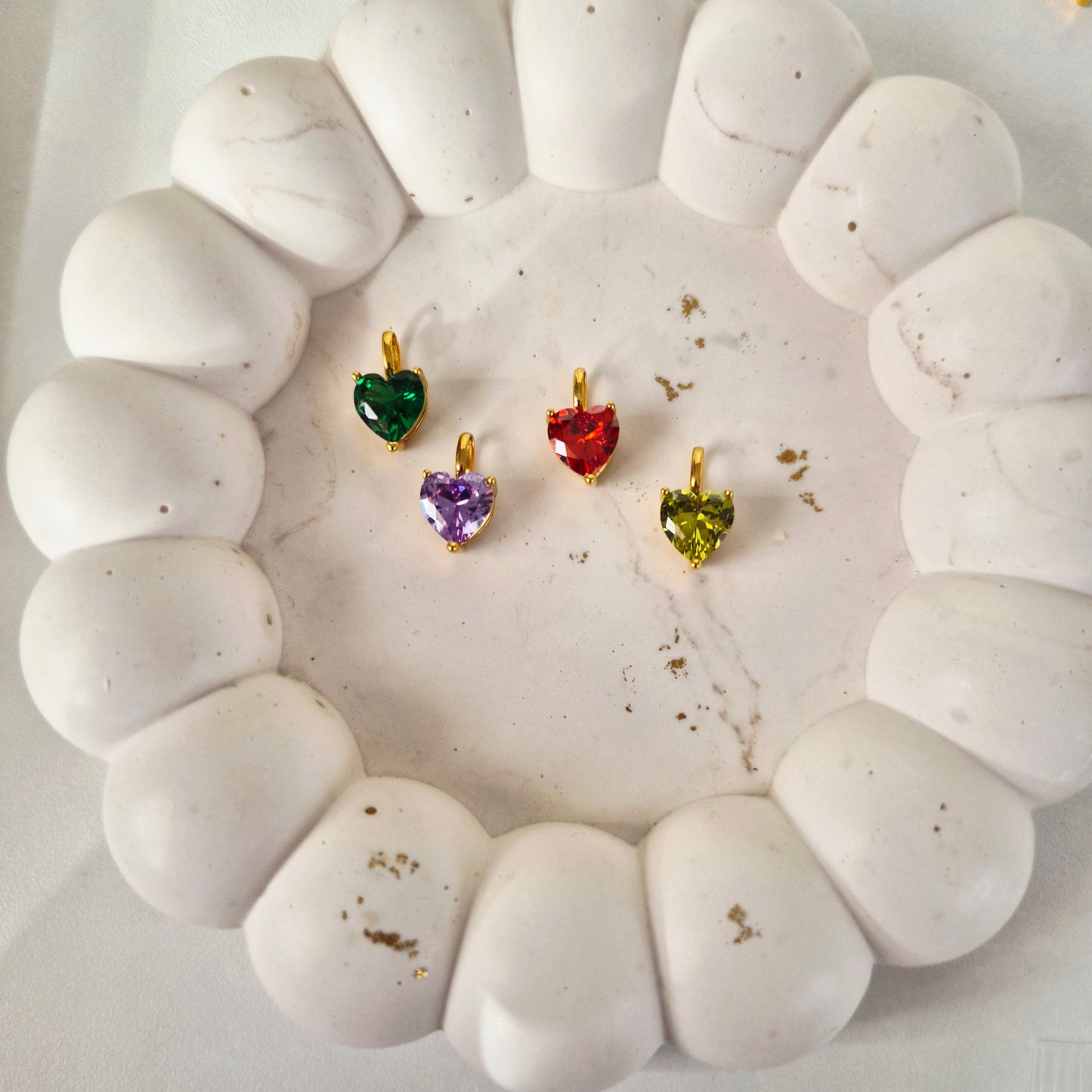 Heart Birthstone Necklace