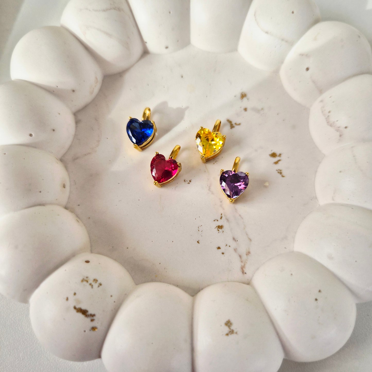 Heart Birthstone Necklace