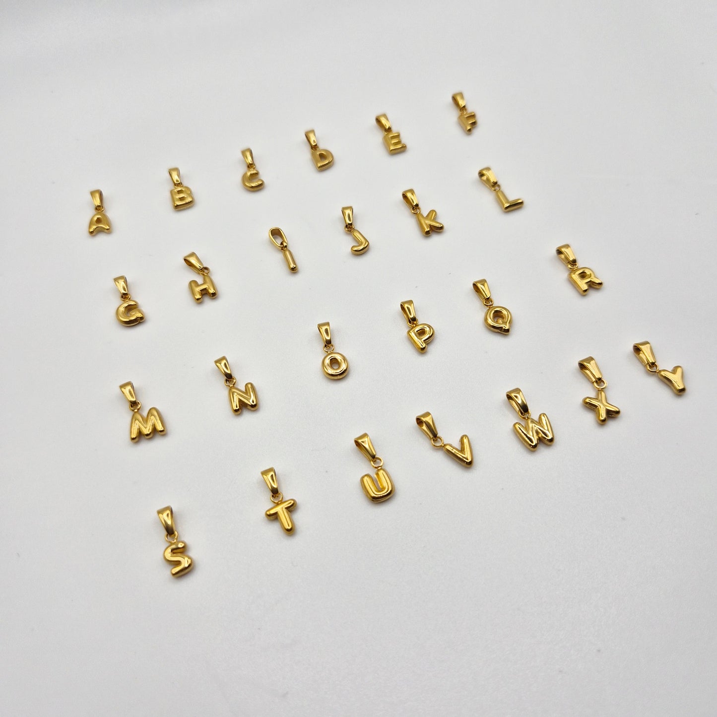 Bubble Initial Necklace