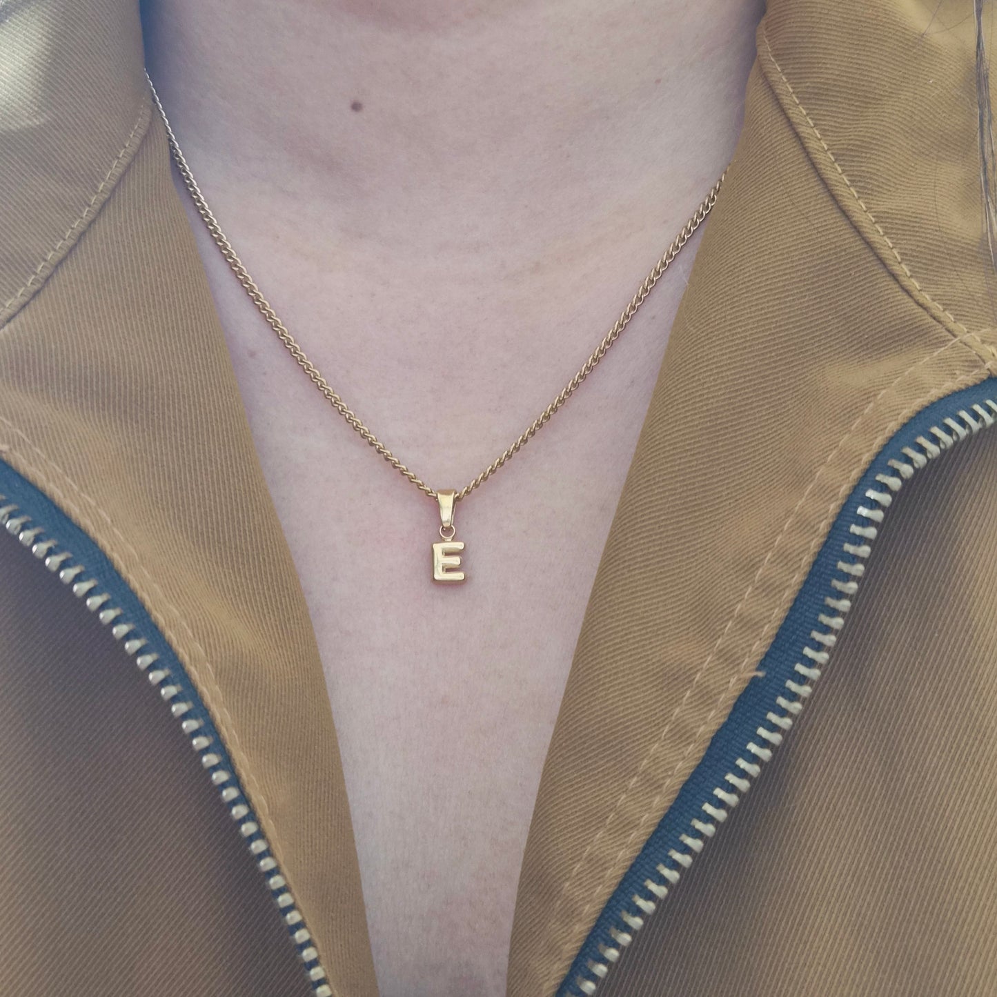 Bubble Initial Necklace