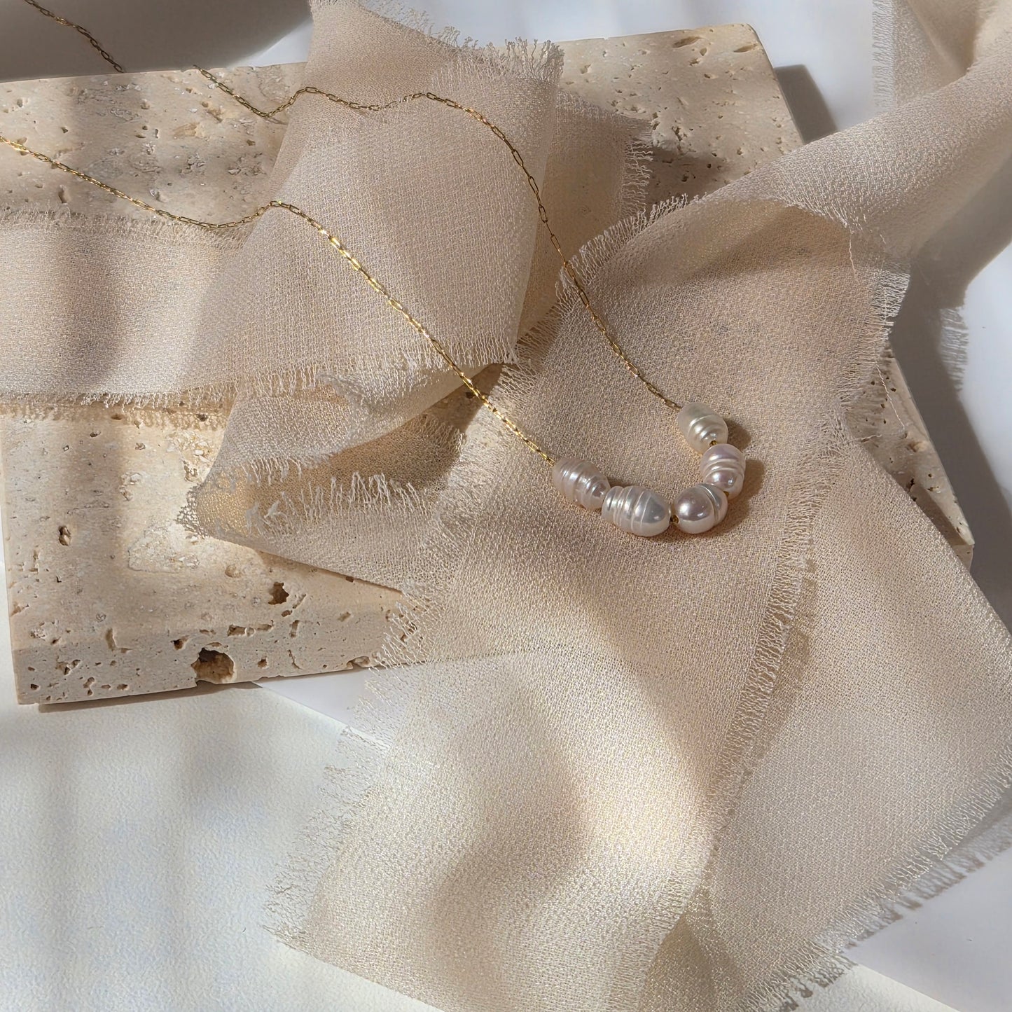 Dainty Freshwater Pearl Necklace