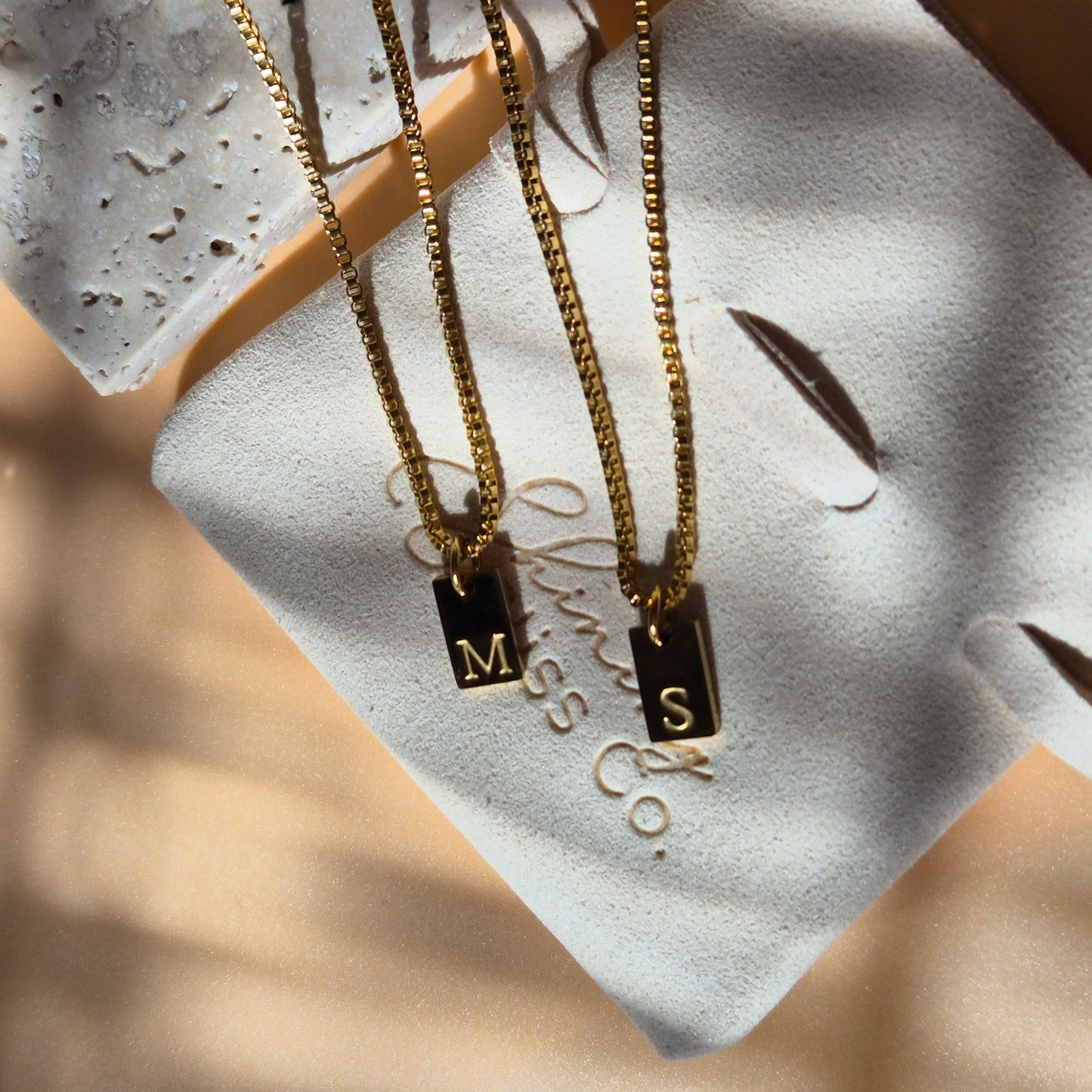 Initial Tag Necklace
