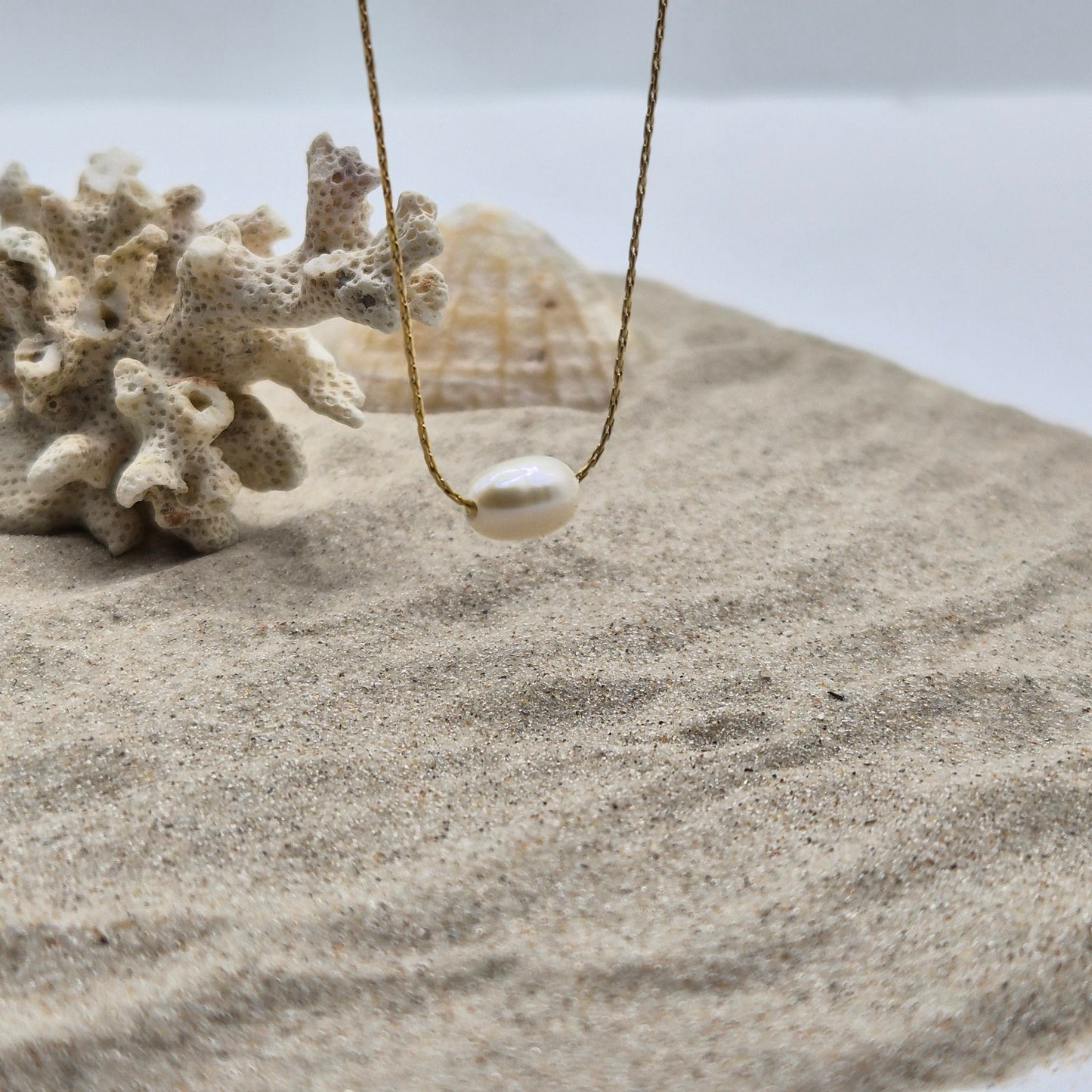 Dainty Freshwater Pearl Necklace