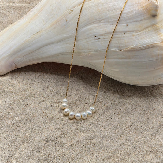 Infinity Freshwater Pearl Necklace