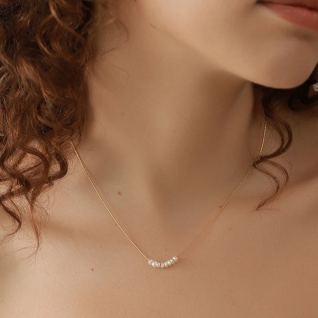 Infinity Freshwater Pearl Necklace