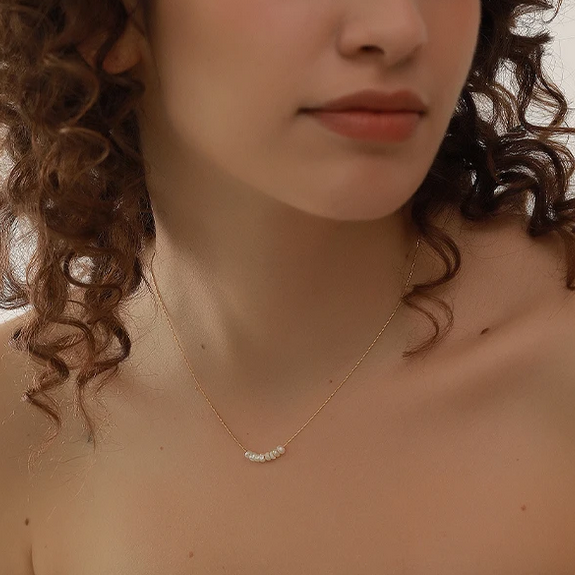 Infinity Freshwater Pearl Necklace