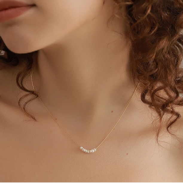 Infinity Freshwater Pearl Necklace