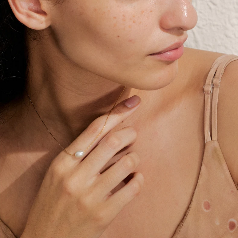 Dainty Freshwater Pearl Necklace