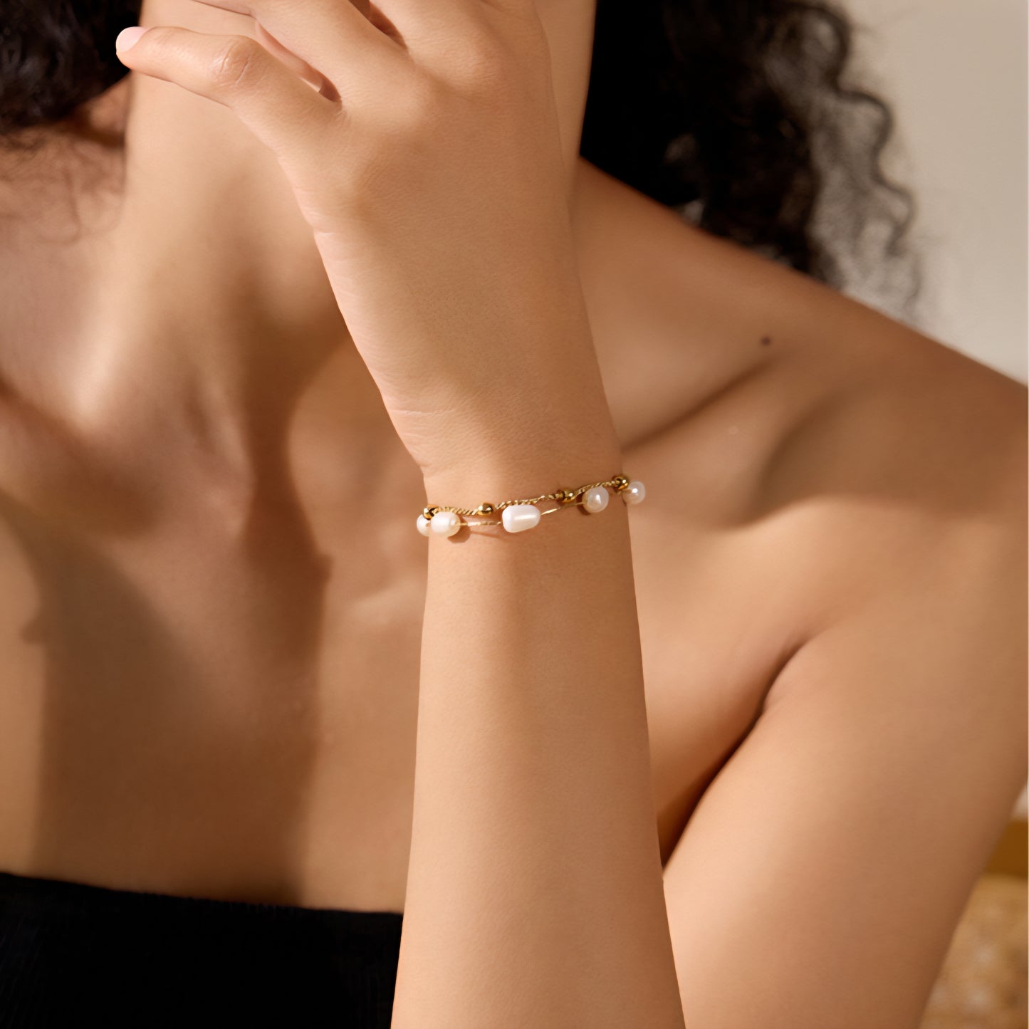 Freshwater Pearl Layered Bracelet