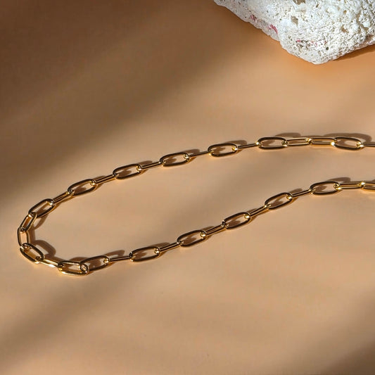Paper Clip Chain Necklace