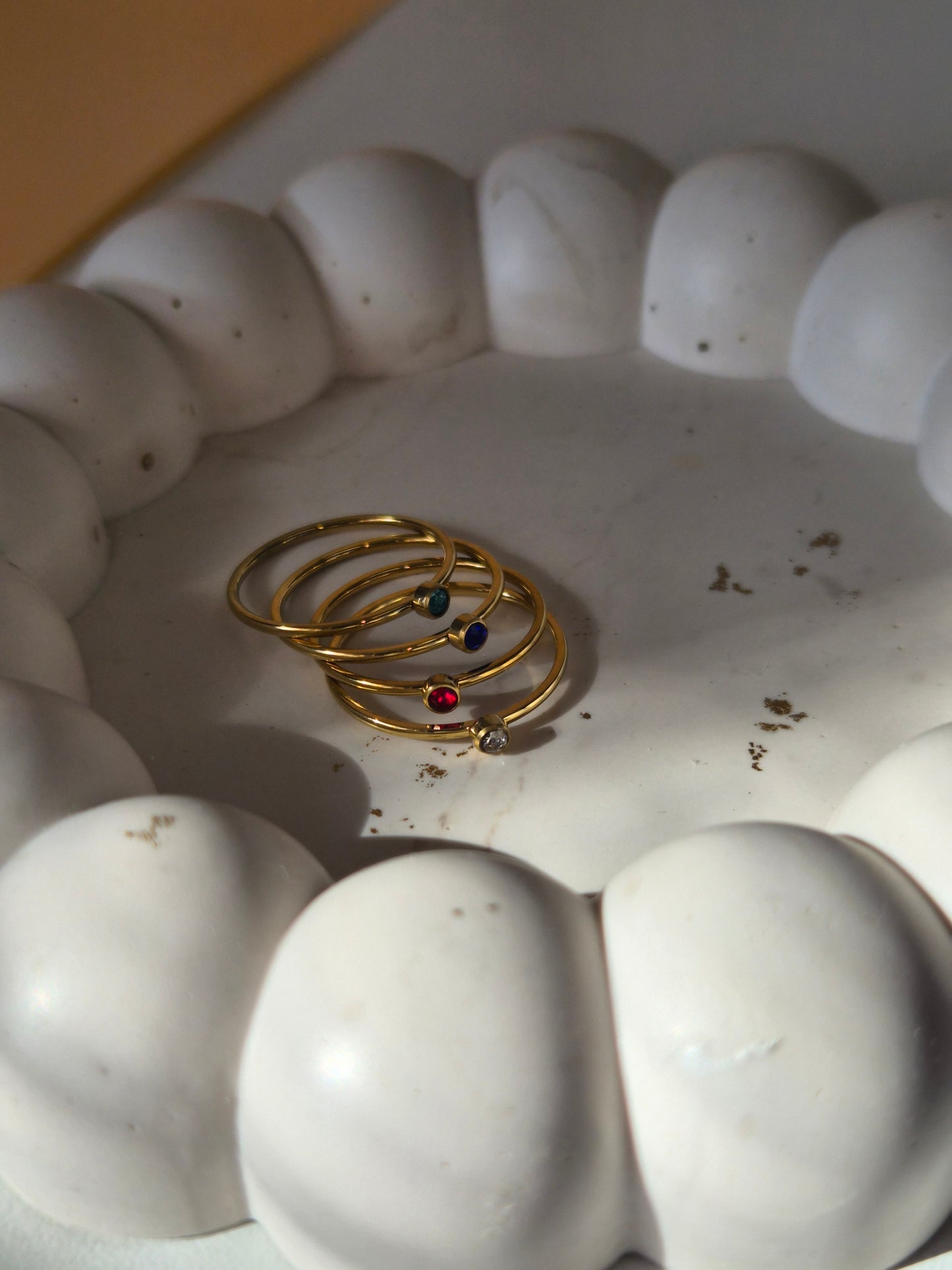 Dainty Mini Birthstone Ring