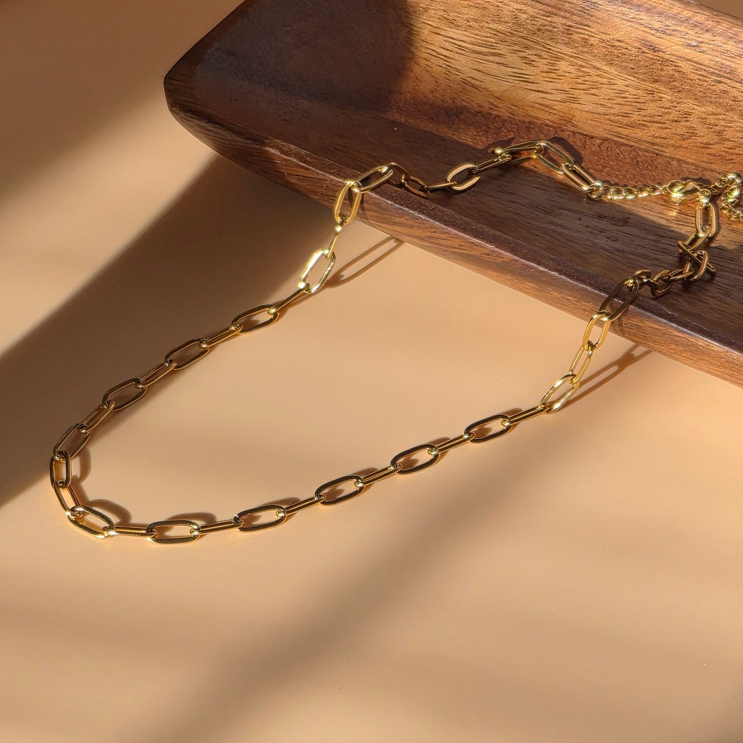 Paper Clip Chain Necklace