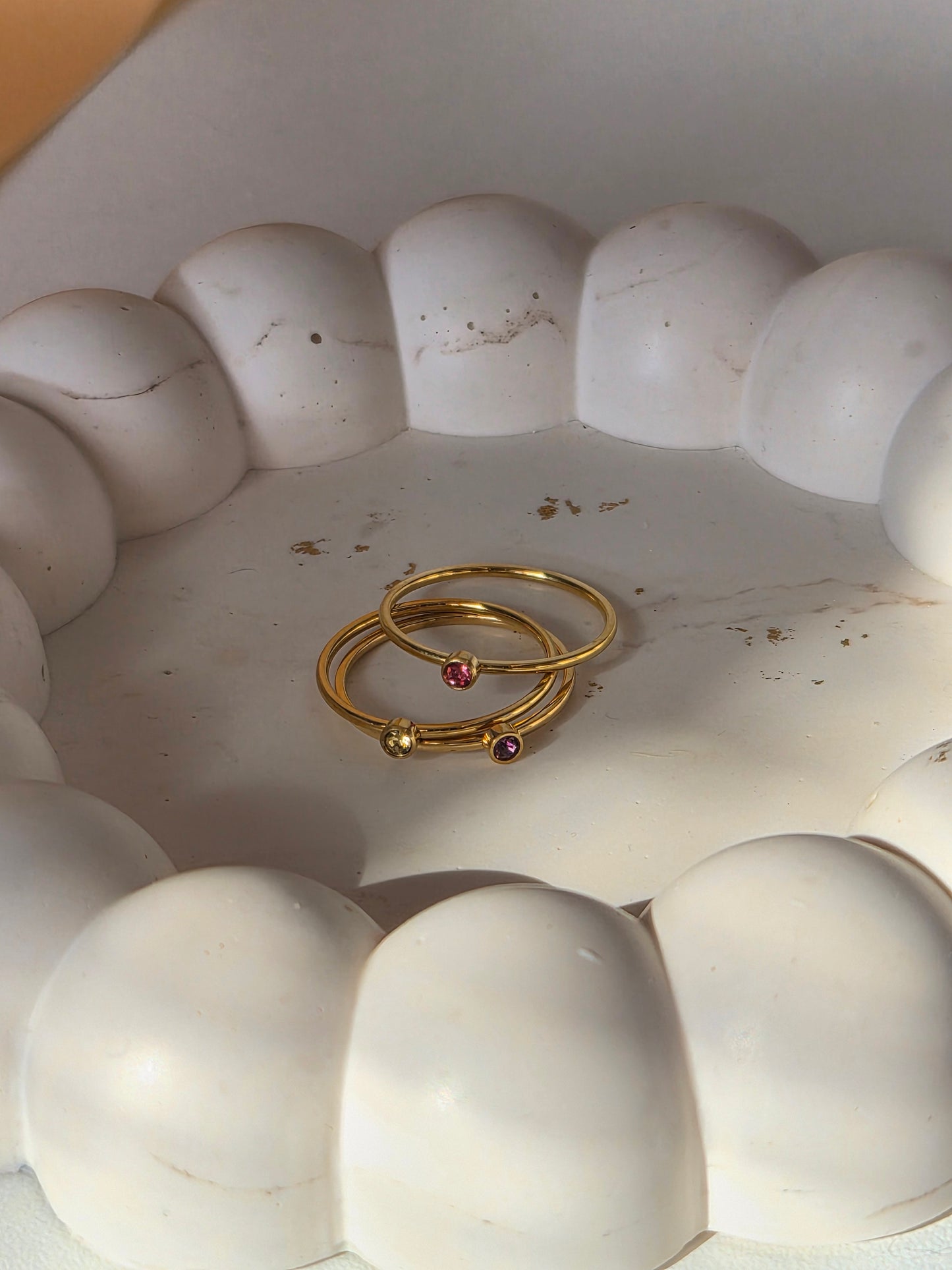 Dainty Mini Birthstone Ring