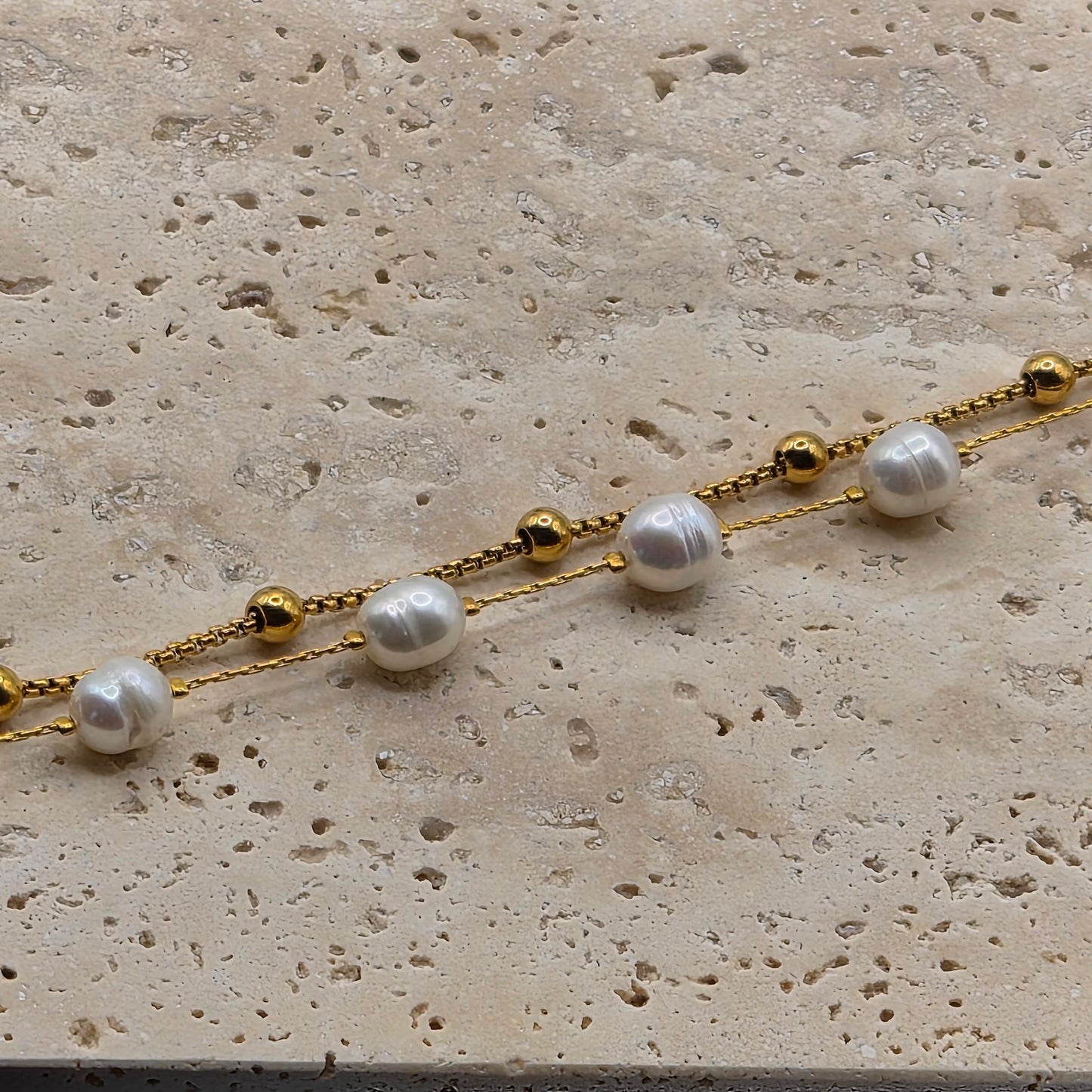 Freshwater Pearl Layered Bracelet
